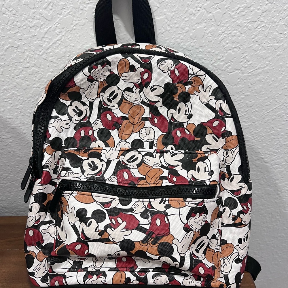 Disney Mickey Mouse Black Backpack - image 1